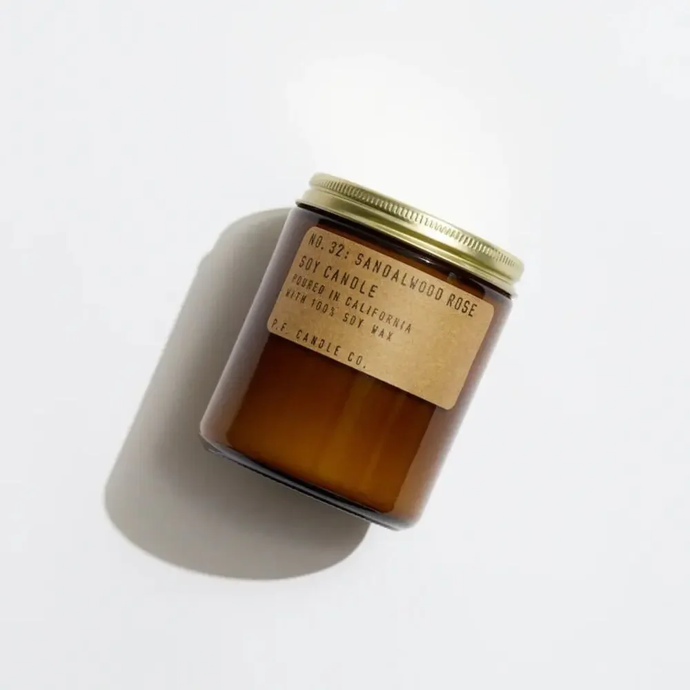 NEW P.F. Candle Soy Candle - Sandalwood Rose 7.2 oz